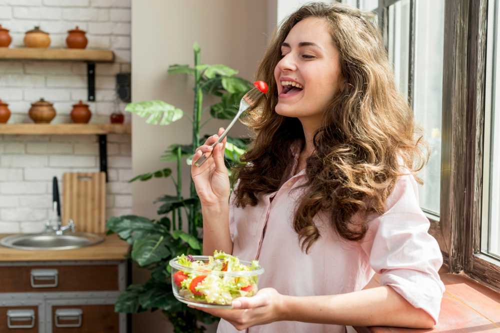 10 Ways to Naturally Reduce Anxiety - Step 4 - Healthy Eating - By Healthietips
